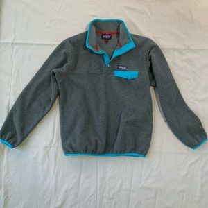 fuzzy patagonia synchilla pullover !